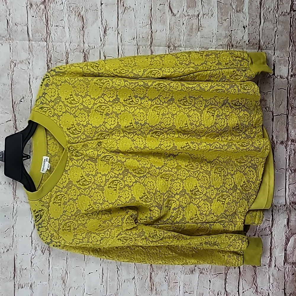 Eyeshadow girls lace long sleeve shirt xl nwt new
